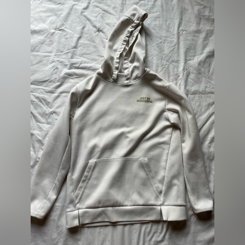 White hoodie